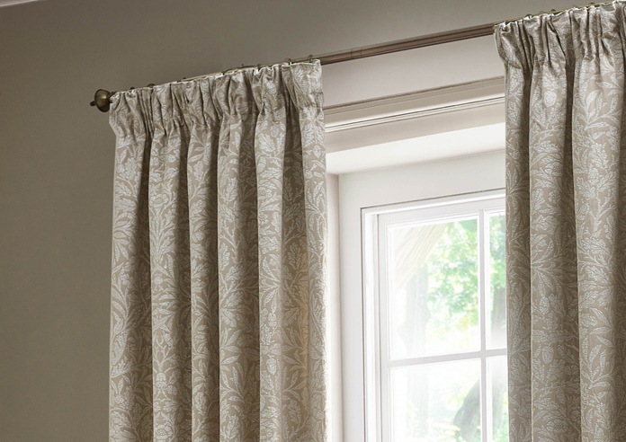 Acorn Tonal Pencil Pleat, Linen - Ready Made Curtains - Image 9